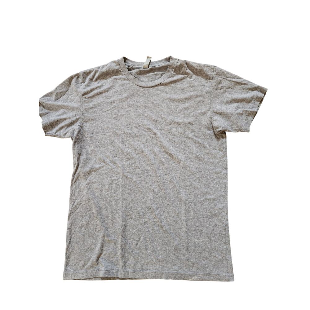 Next Level Mens T Shirt Size Medium Gray Crew Neck Basic Tee Soft Casual